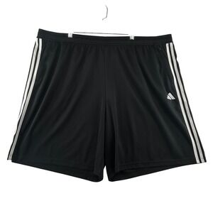 Adidas Train Essentials Pique 3-Stripes Training Shorts Mens 4XL Pockets Gym